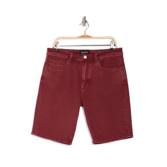 Blank NYC Mens Red Mid Rise Pockets Bermuda Jean Shorts Sz 30 New - Picture 3 of 10